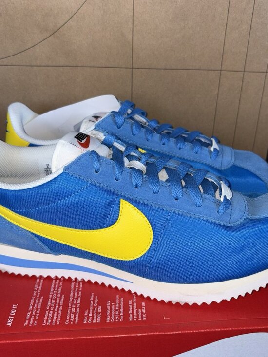 NEW Nike Cortez TXT Light Photo Blue Lightning Yellow HF0263-402 Men Size 10.5 main image 7